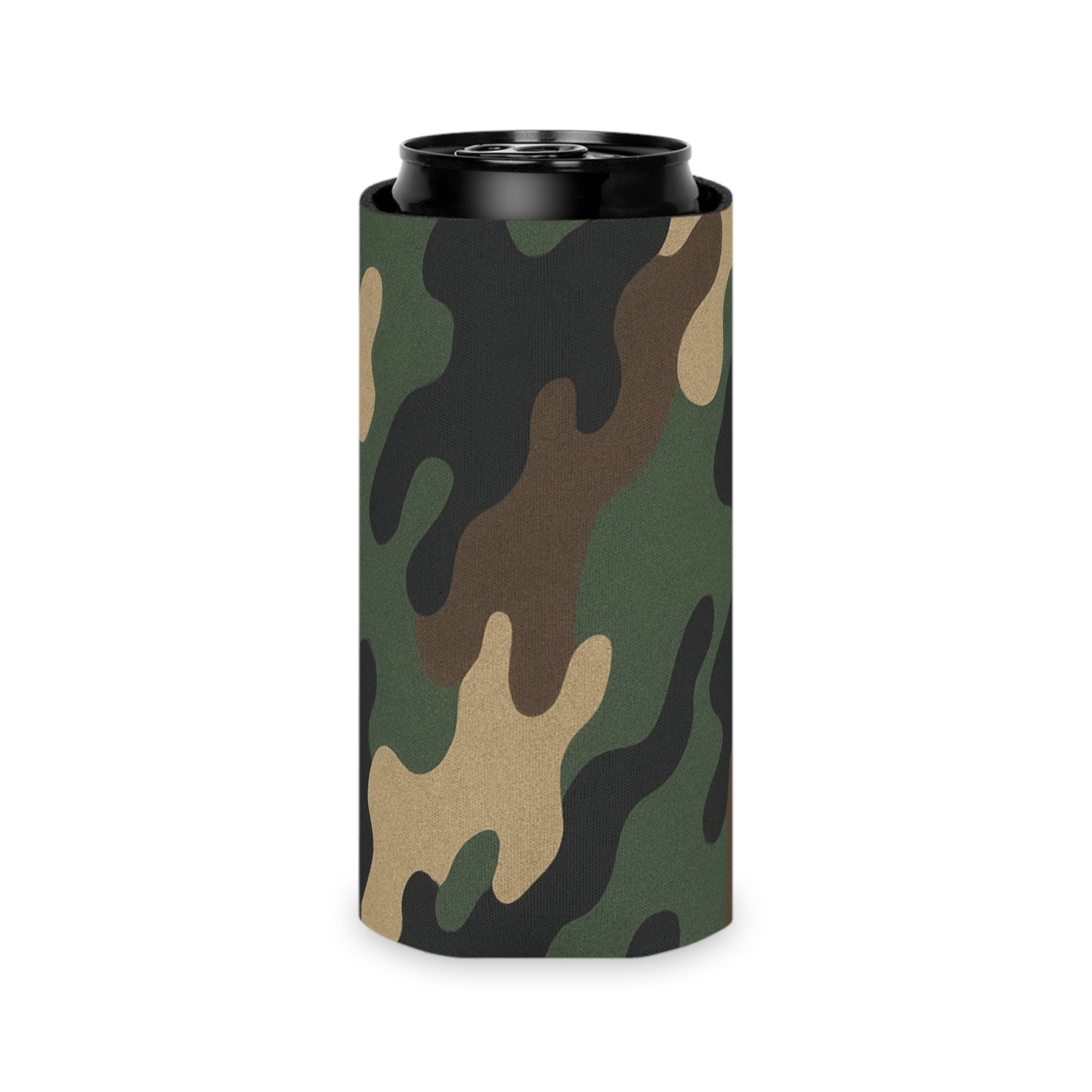 Camouflage Can Cooler | Beverage Insulator, Outdoor Parties, Gifts for Him, Hunting Accessories, Camping Gear