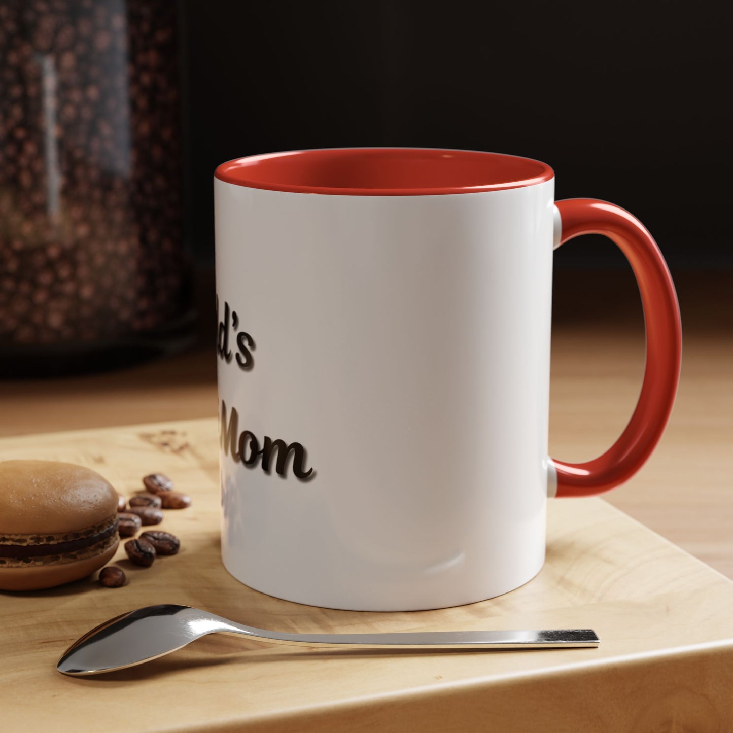 World's Best Mom Accent Coffee Mug - 11oz & 15oz - Perfect Gift for Mother's Day