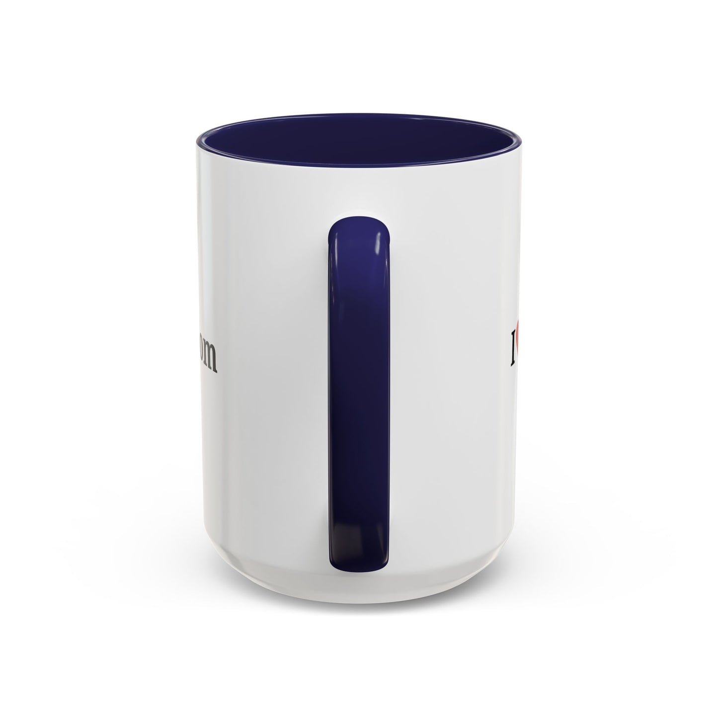 I Love Mom Accent Coffee Mug - Perfect Gift for Mother's Day & Special Occasions