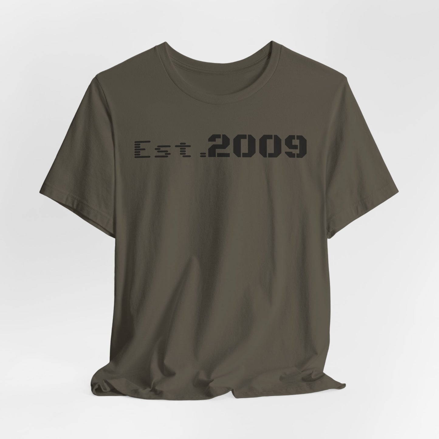 Established 2009 Unisex Tee - Casual Wear, Birthday Gift, Graduation Outfit, Anniversary Shirt, Personalized Fashion