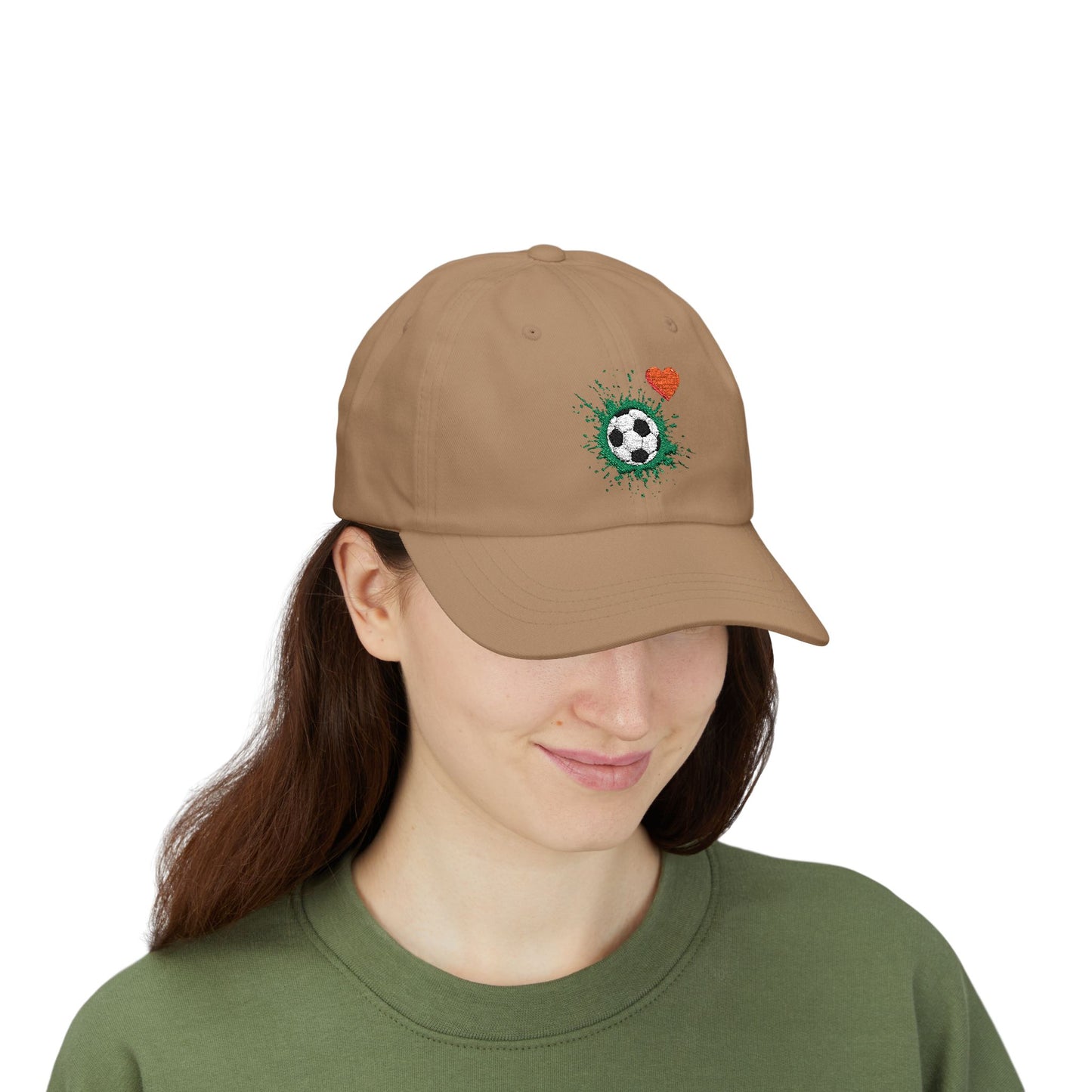 Soccer Love Dad Cap | Perfect Gift for Sports Lovers, Father's Day, Outdoor Events, Casual Wear, Adjustable Cap