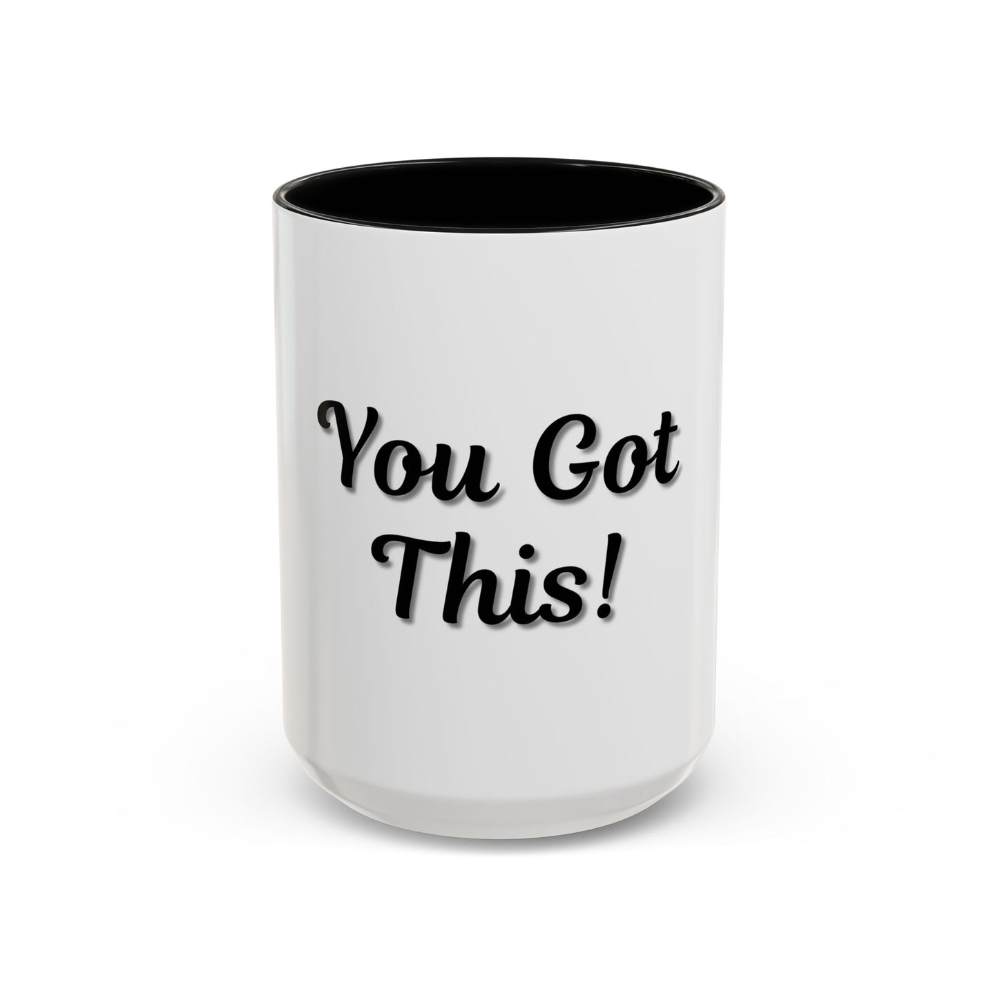 Inspirational Accent Coffee Mug - "You Got This!" - Perfect for Motivation & Gifts