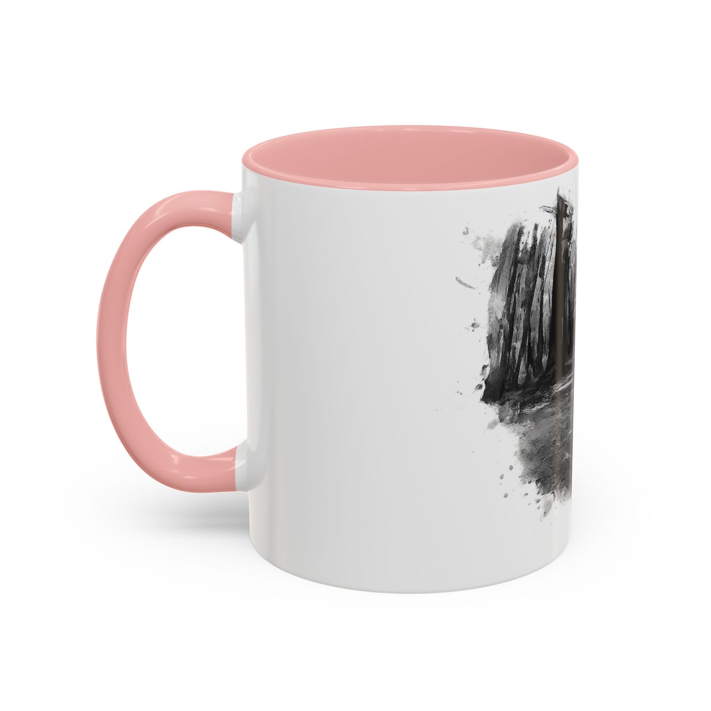 Moody Abstract Forest Coffee Mug | Unique Gift for Nature Lovers, Cozy Home Decor, Perfect for Coffee, Tea, and Hot Chocolate