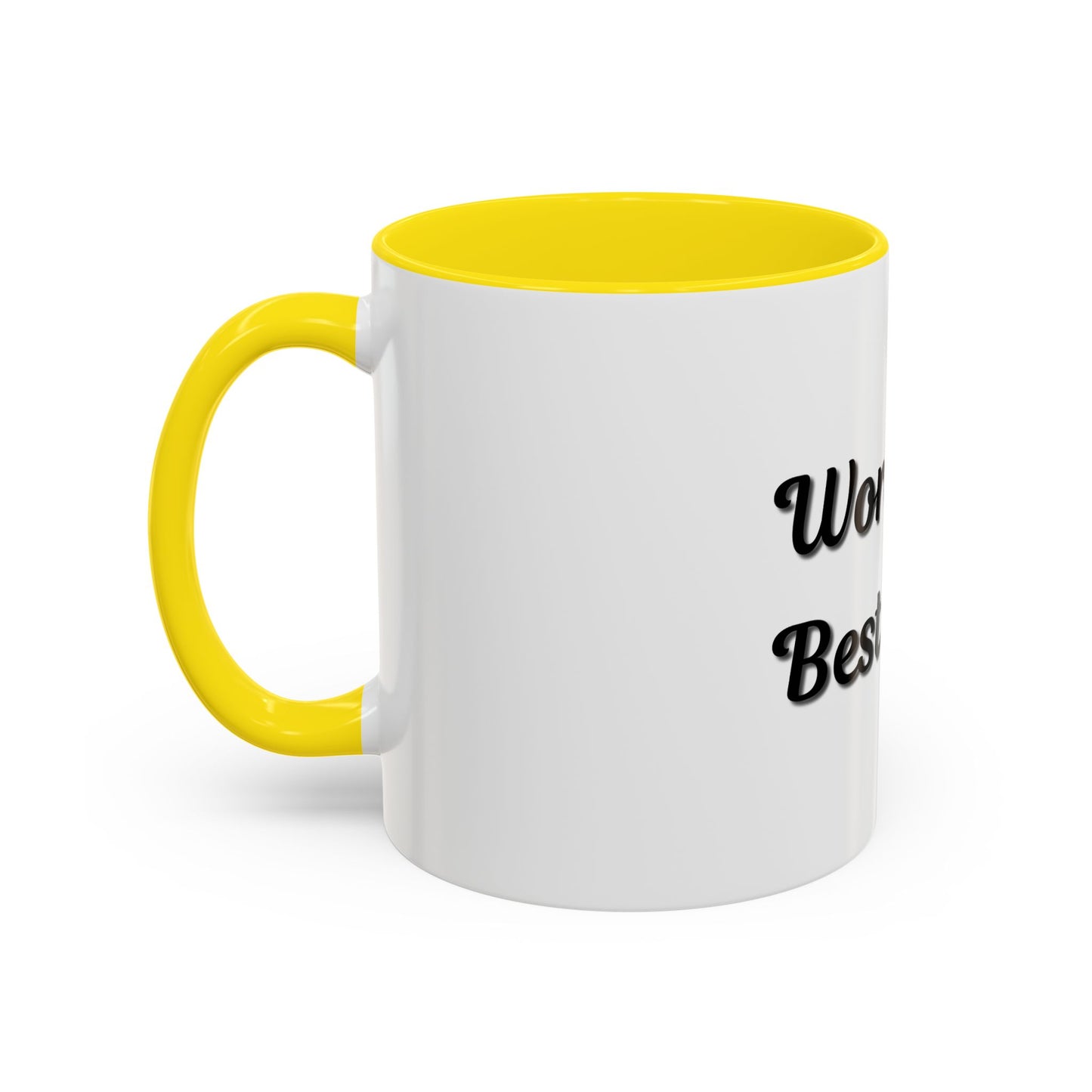 World's Best Mom Accent Coffee Mug - 11oz & 15oz - Perfect Gift for Mother's Day