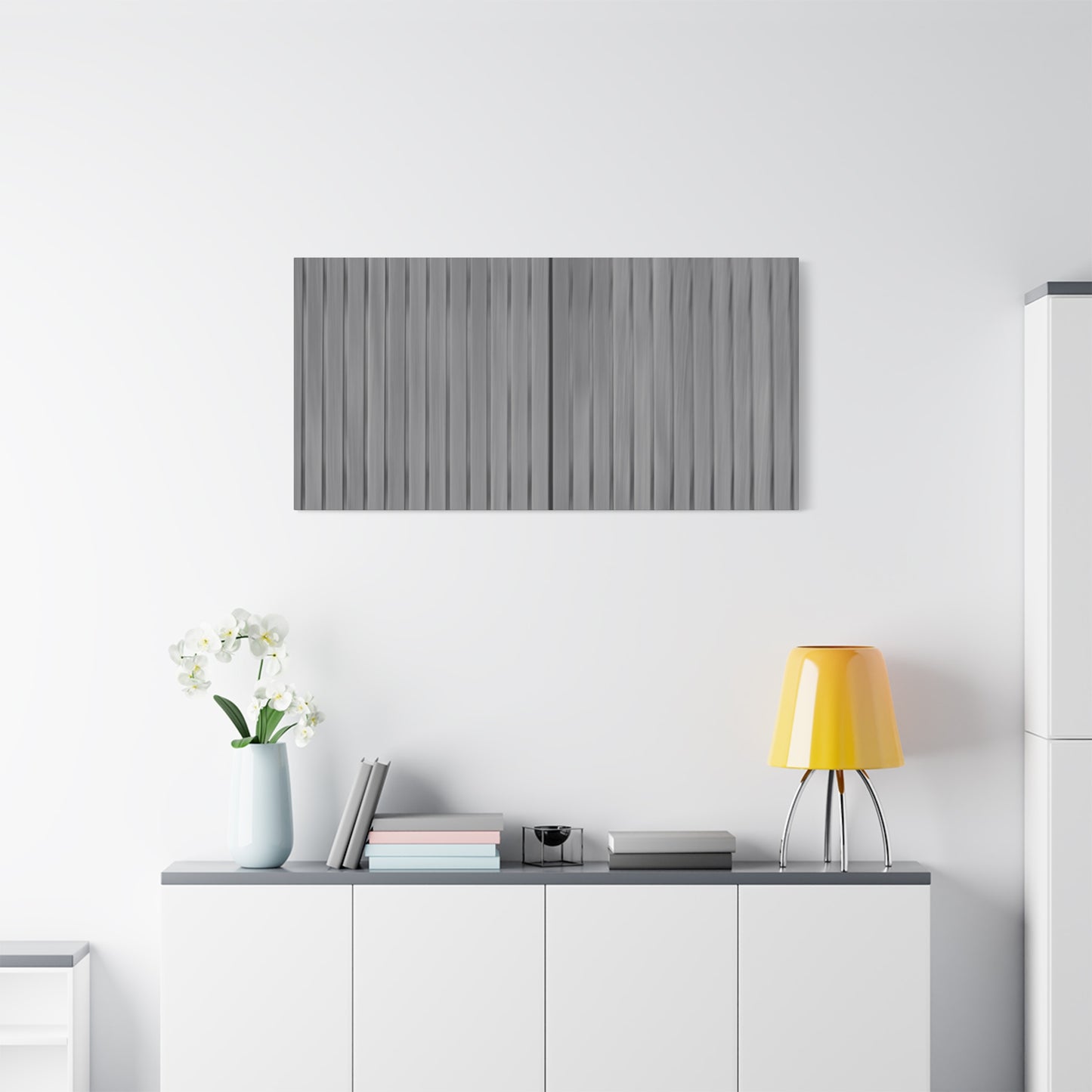 Modern Striped Canvas Art - 1.25" Stretched Wall Decor