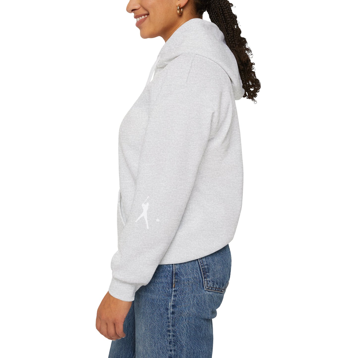 Sporty Unisex Baseball Hooded Sweatshirt, Casual Hoodie for Athletes, Perfect for Gifts, Comfy Streetwear, Ideal for Sports Events, Personal Use