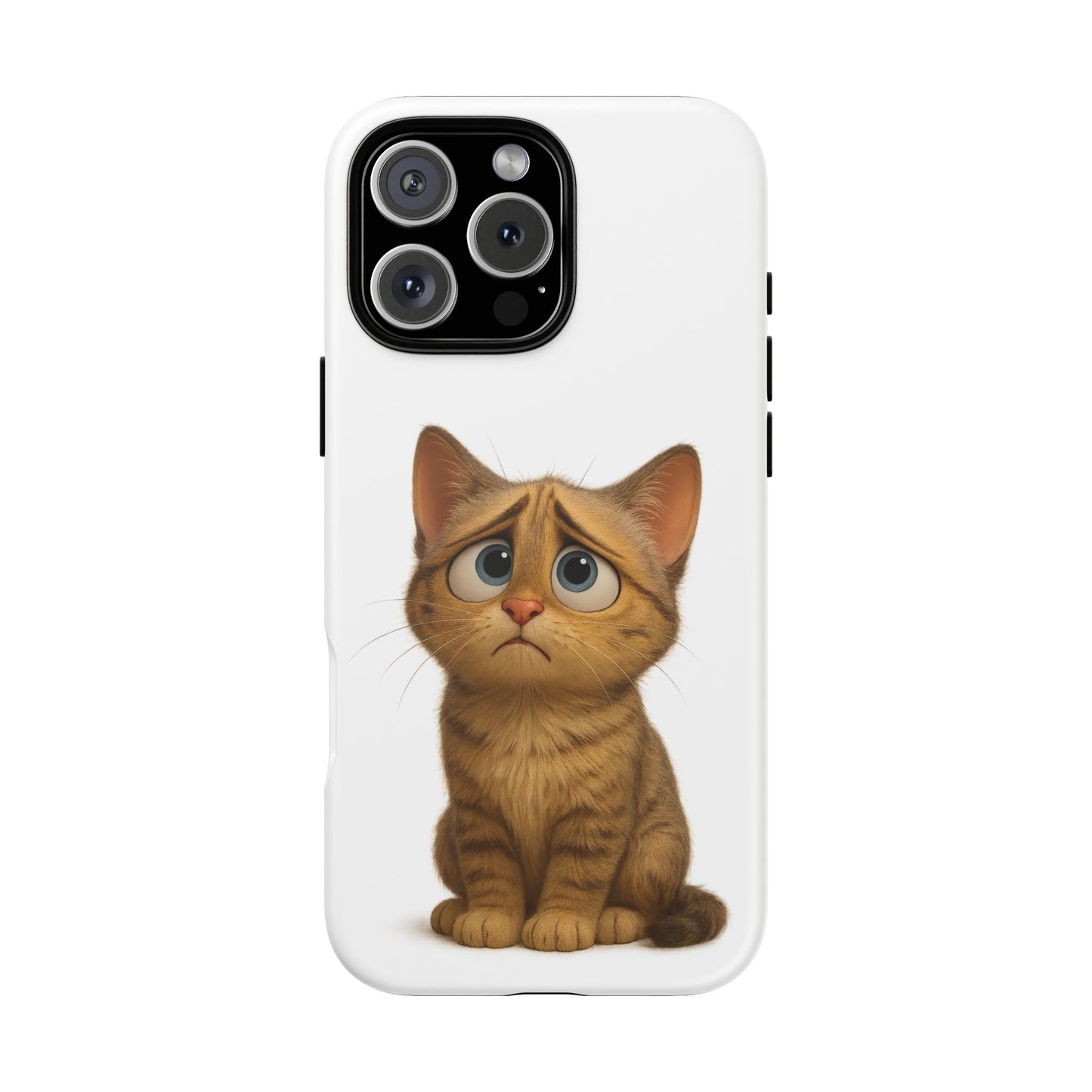 Cute Cat Phone Case, Funny Kitty Case, Animal Lover Gift, Cat Lover Accessory, Unique Cat Design Case, Pet Mom Gift
