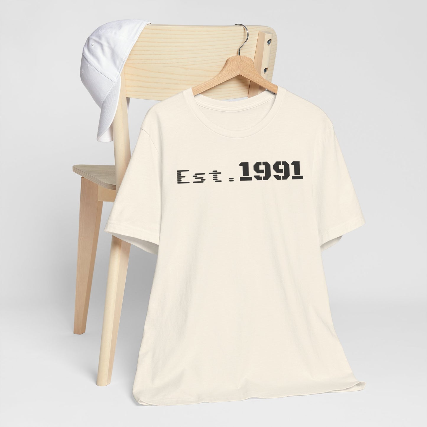 Established 1991 Unisex Jersey Tee | Vintage Anniversary Gift | Casual Wear, Birthday Shirt, Retro Style, Statement Tee, Gift for Him/Her