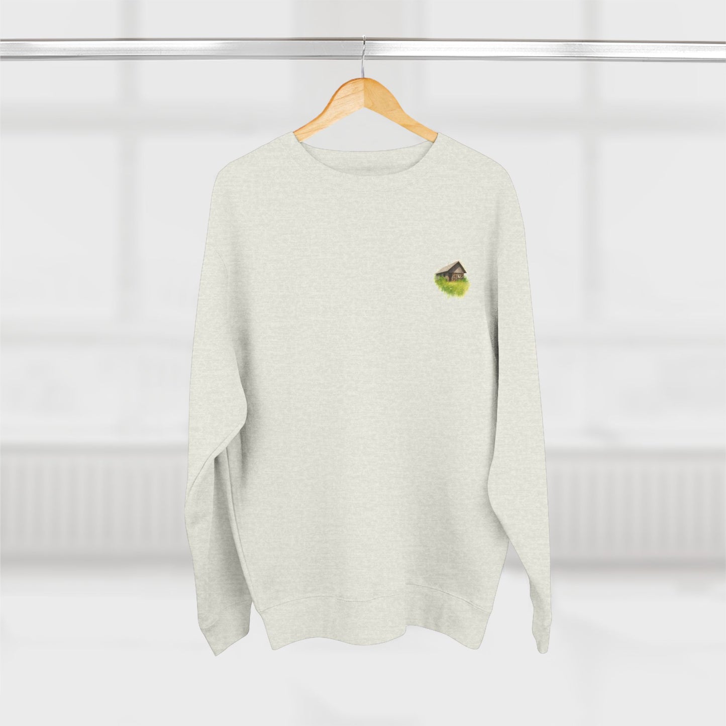 Cozy Art Print Crewneck Sweatshirt: Nature Lover, Graphic Sweater, Unique Gift, Home Decor Apparel, Casual Style