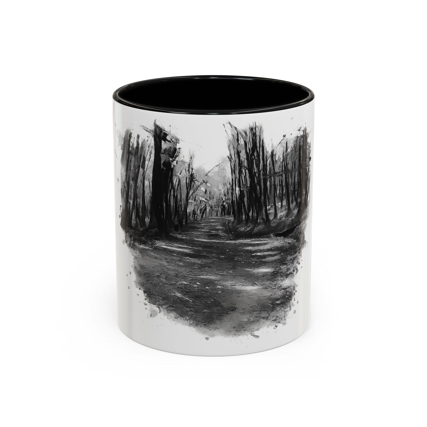 Moody Abstract Forest Coffee Mug | Unique Gift for Nature Lovers, Cozy Home Decor, Perfect for Coffee, Tea, and Hot Chocolate - product image
