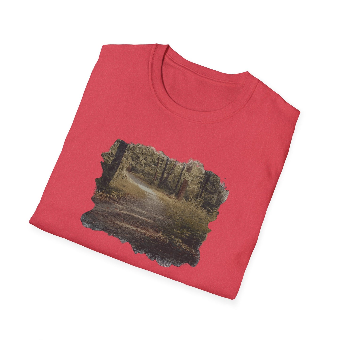 Nature-Inspired Unisex Softstyle T-Shirt | Casual Wear, Outdoor Activities, Gift for Nature Lovers, Relaxed Fit T-Shirt, Eco-Friendly Style