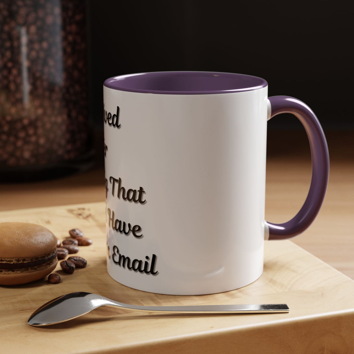 Humorous Coffee Mug - "I Survived Another Meeting That Should Have Been an Email"