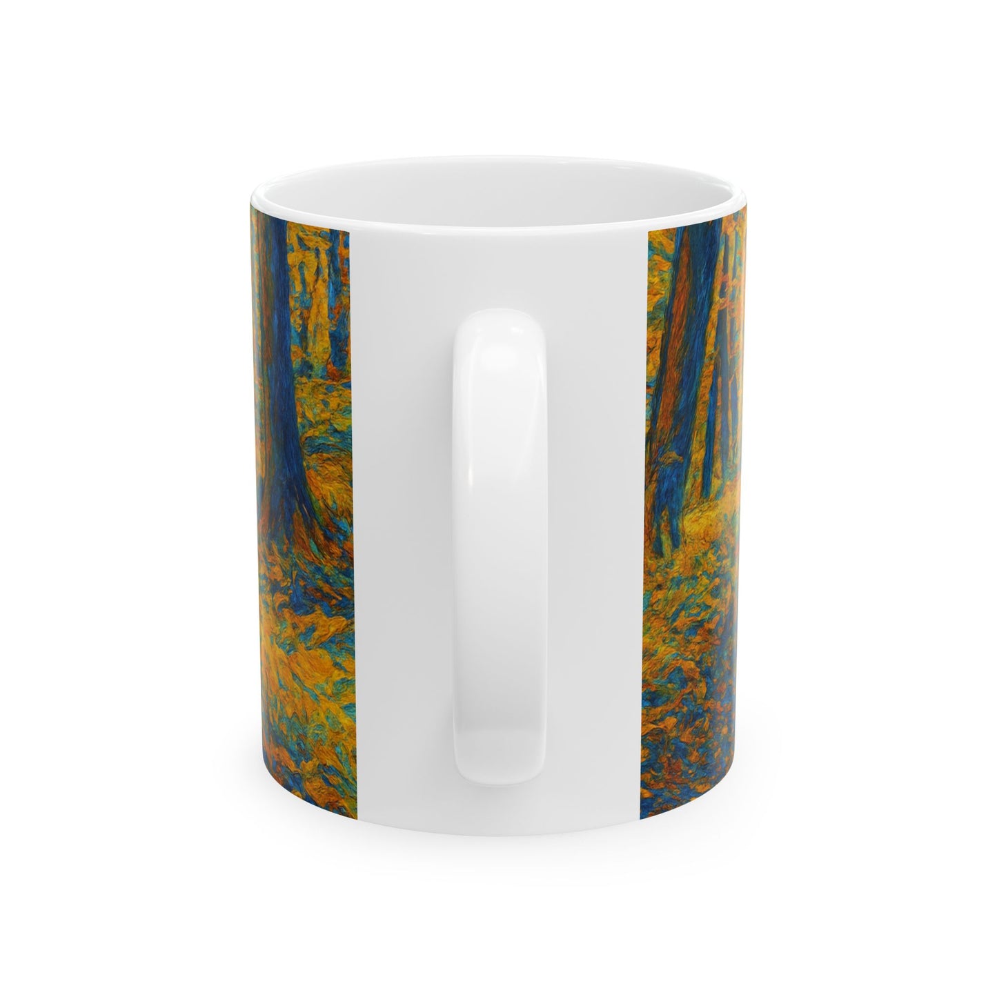 Ceramic Mug - Autumn Forest, Cozy Drinks, Hot Beverages, Nature Lovers Gift, Fall Decor