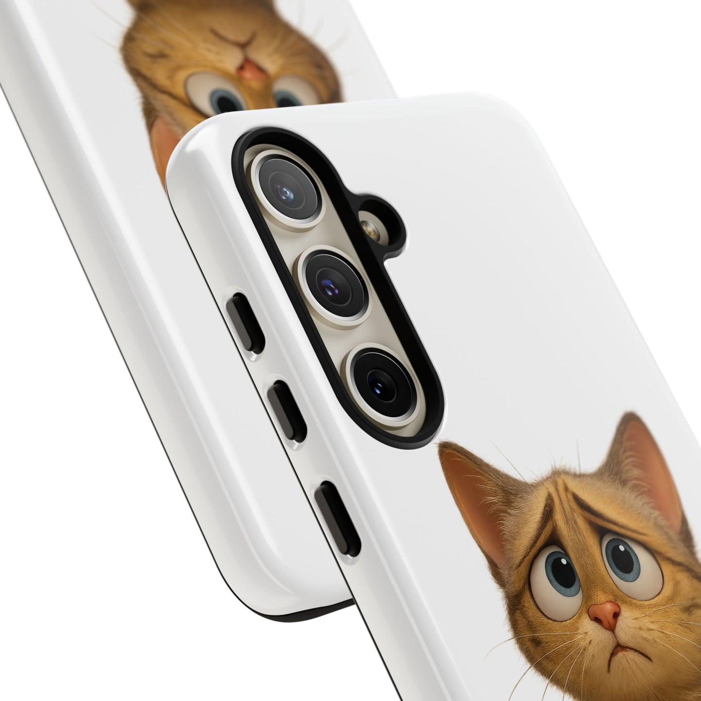 Cute Cat Phone Case, Funny Kitty Case, Animal Lover Gift, Cat Lover Accessory, Unique Cat Design Case, Pet Mom Gift