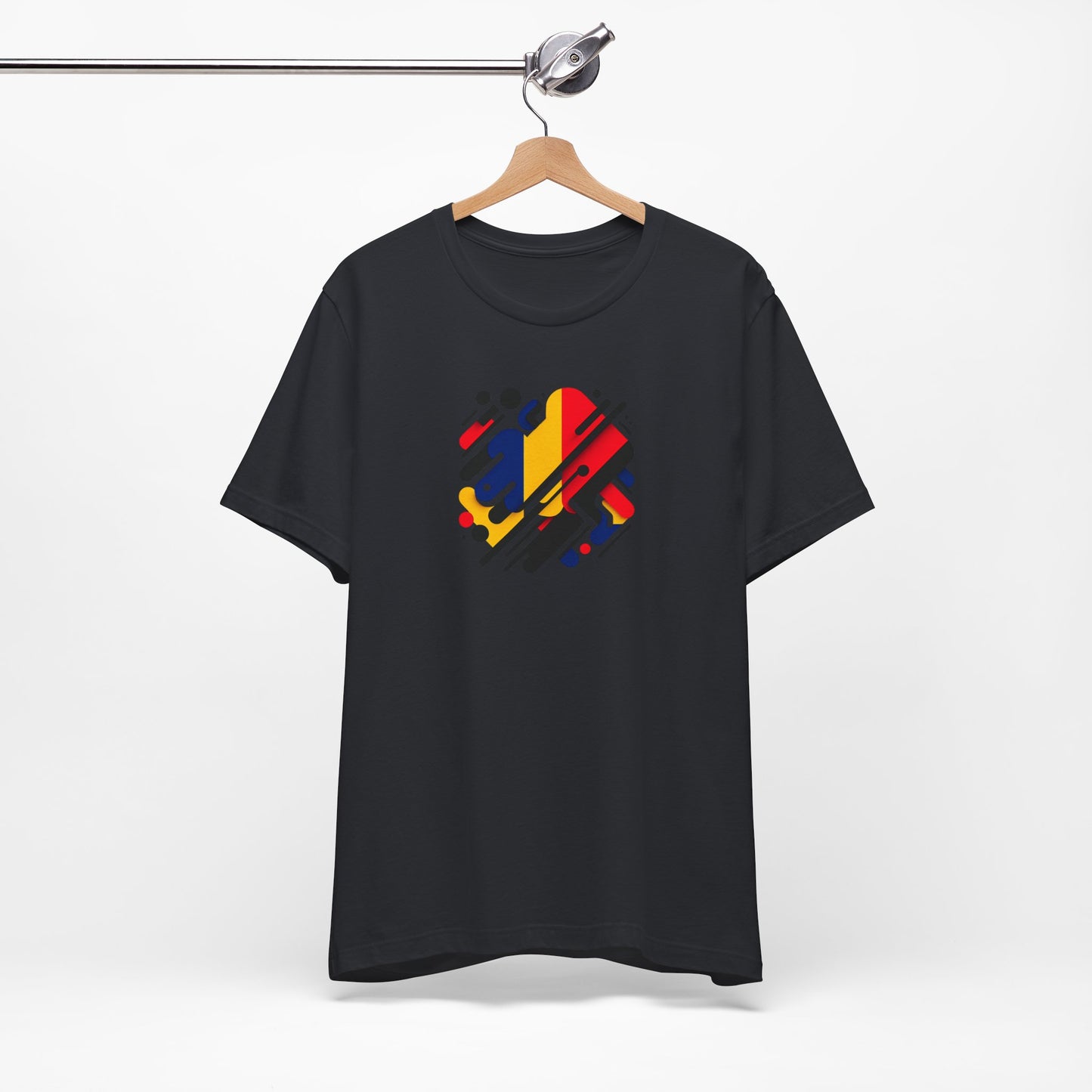 Artistic Heart Unisex Jersey Tee - Vibrant Graphic Tee, Casual Wear, Gift for Art Lovers, Birthday Surprise, Everyday Comfort