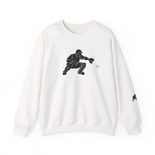 Baseball Catcher Crewneck Sweatshirt | Unisex Sports Apparel | Perfect for Game Days, Gifts, and Casual Wear | Baseball Lover's Gift