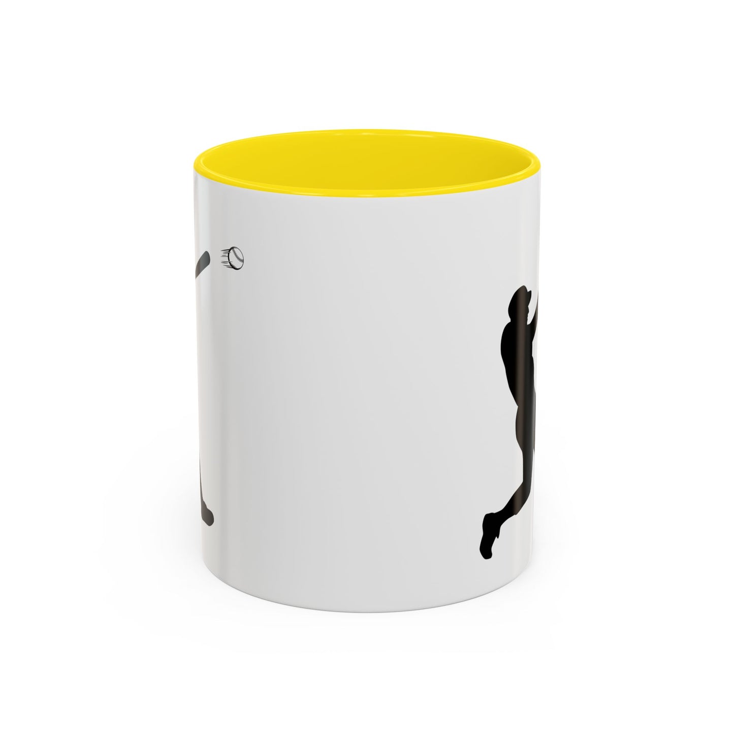 Baseball Player Accent Coffee Mug, Sports Gift, Baseball Lover Mug, Unique Coffee Cup, Personalized Sports Mug