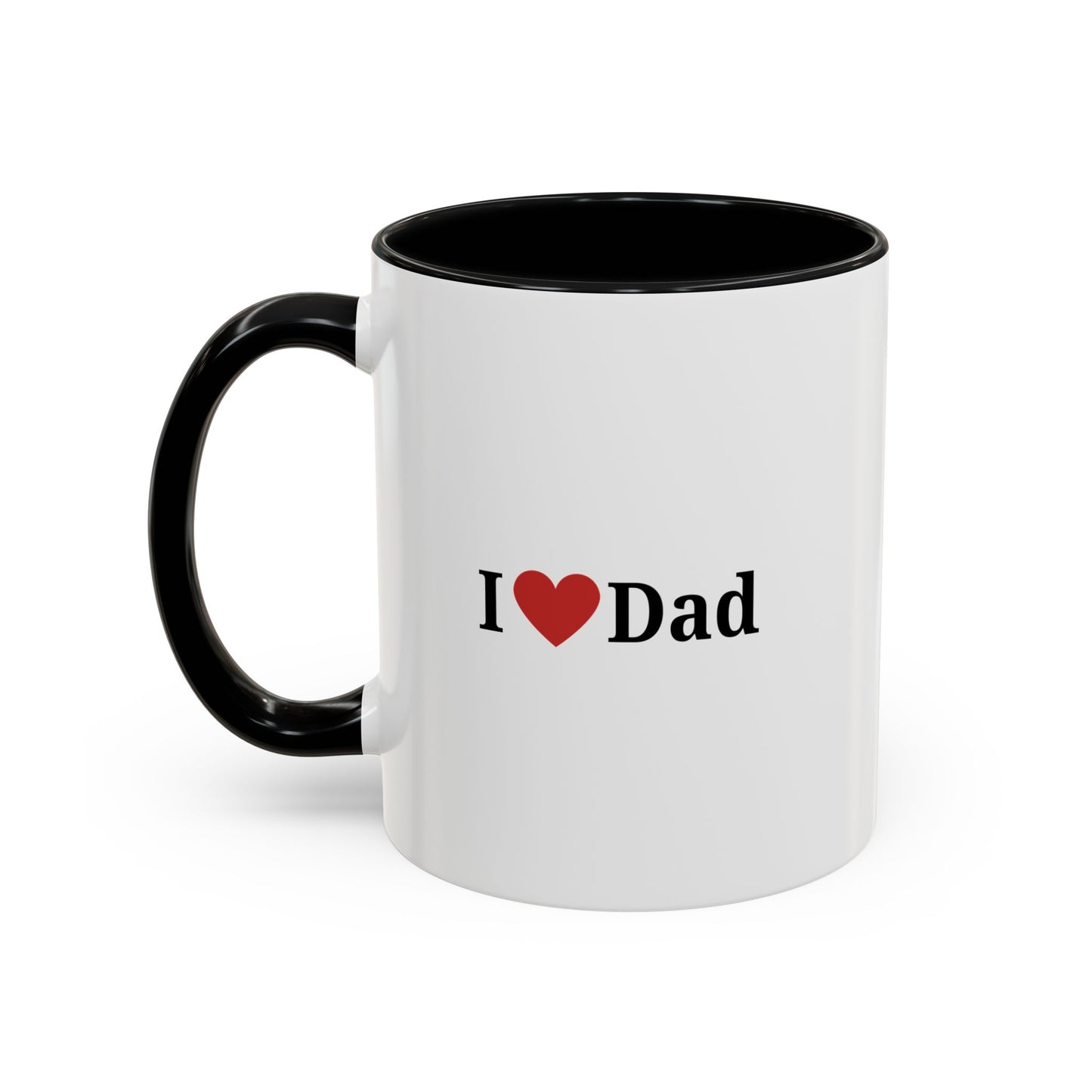 I Love Dad Accent Coffee Mug - Perfect Gift for Father's Day & Birthdays