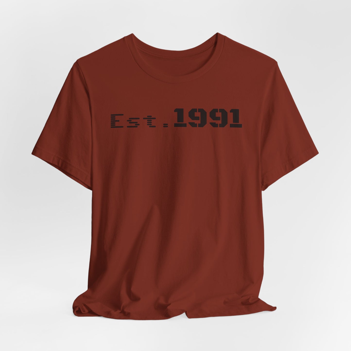 Established 1991 Unisex Jersey Tee | Vintage Anniversary Gift | Casual Wear, Birthday Shirt, Retro Style, Statement Tee, Gift for Him/Her