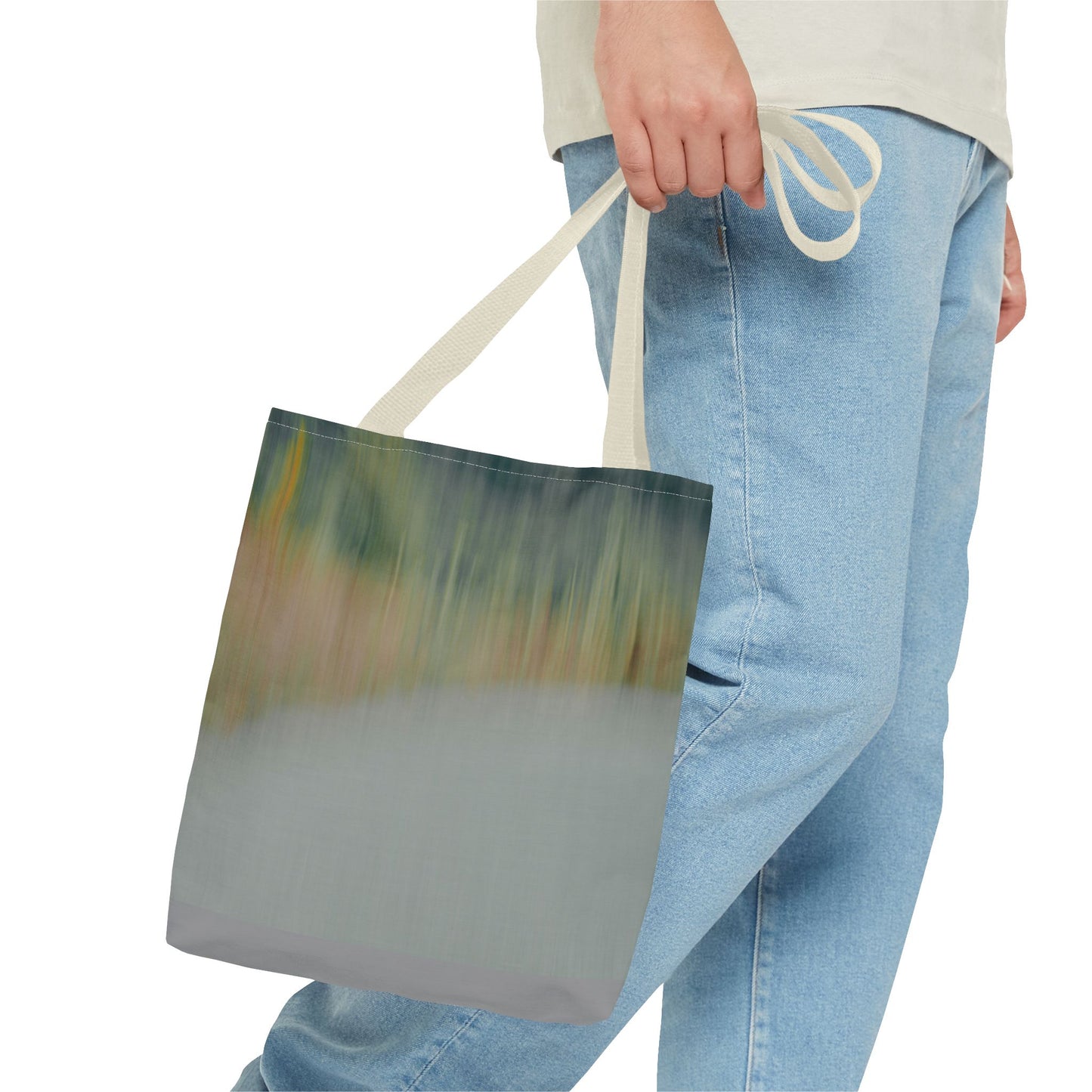 Serene Landscape Tote Bag - Stylish Eco-Friendly Carryall for Everyday Use