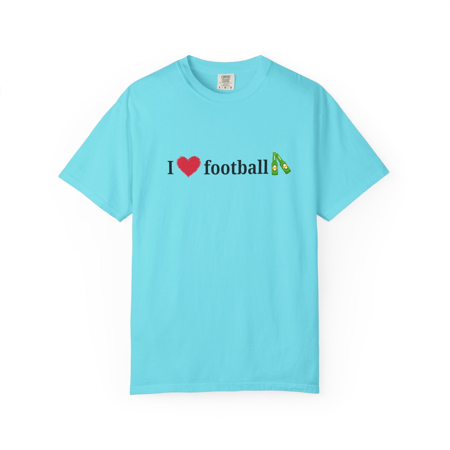 Unisex Football Love Tee - Casual Cotton T-Shirt, Gift for Sports Fans, Comfortable Daily Wear, Perfect for Game Days, Fun Summer Outfits