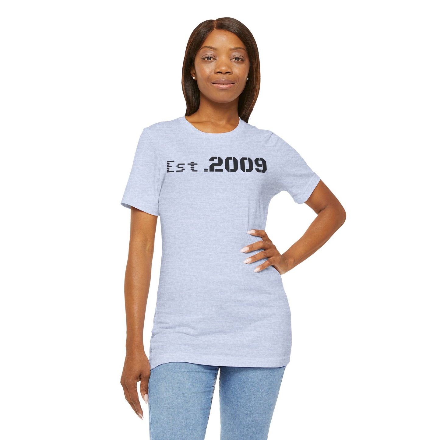 Established 2009 Unisex Tee - Casual Wear, Birthday Gift, Graduation Outfit, Anniversary Shirt, Personalized Fashion