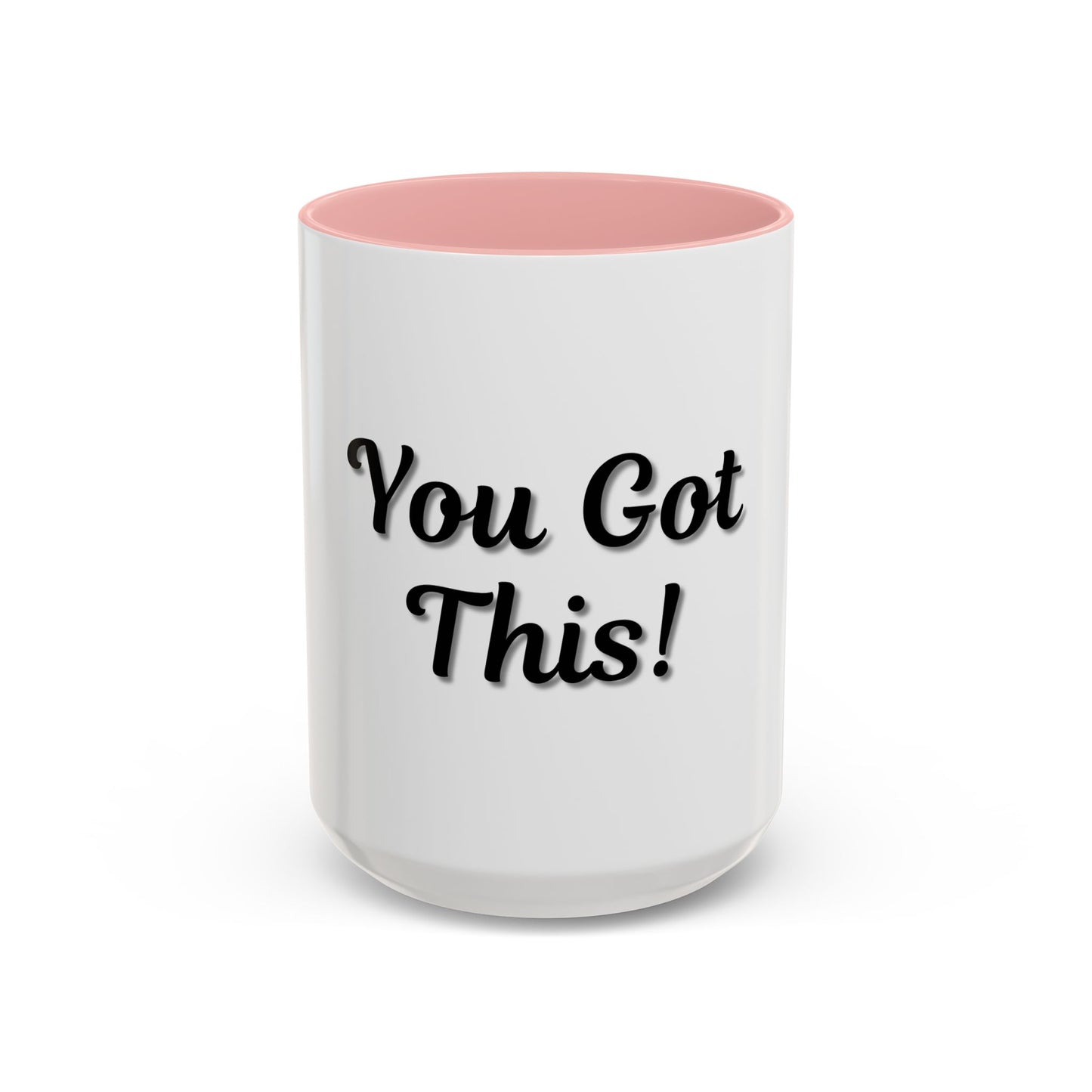 Inspirational Accent Coffee Mug - "You Got This!" - Perfect for Motivation & Gifts