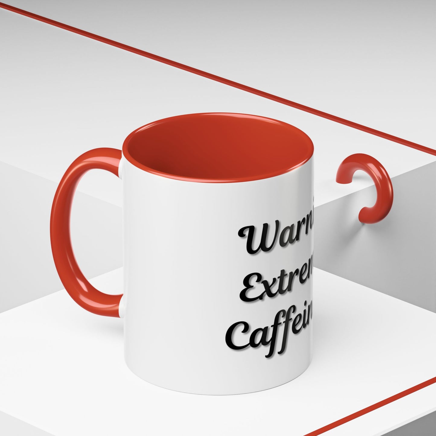Funny Warning Coffee Mug - Extremely Caffeinated | Perfect Gift for Coffee Lovers