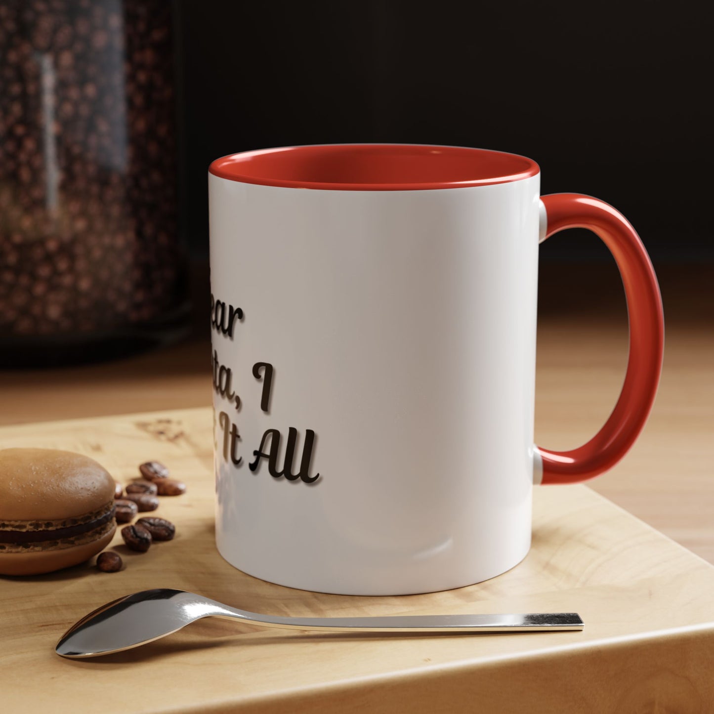 Dear Santa Accent Coffee Mug - Fun Holiday Mug for Christmas Enthusiasts