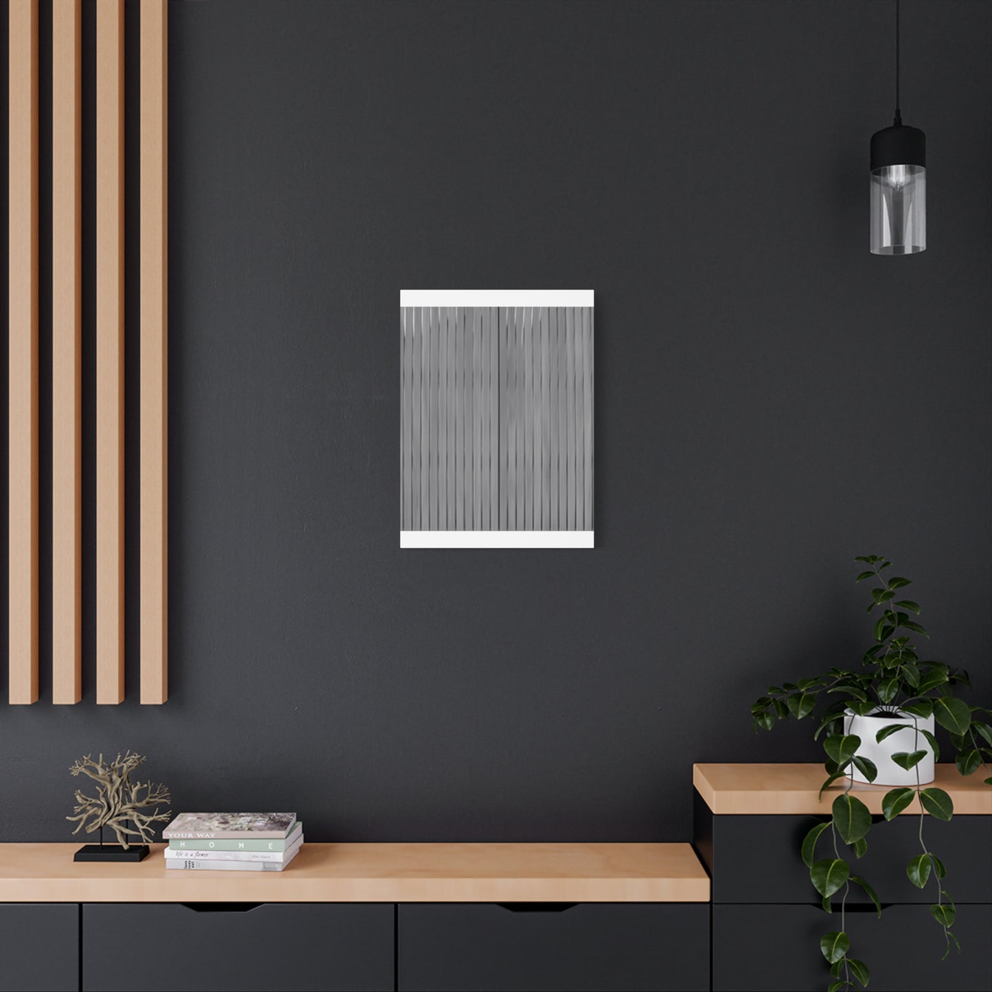 Modern Striped Canvas Art - 1.25" Stretched Wall Decor