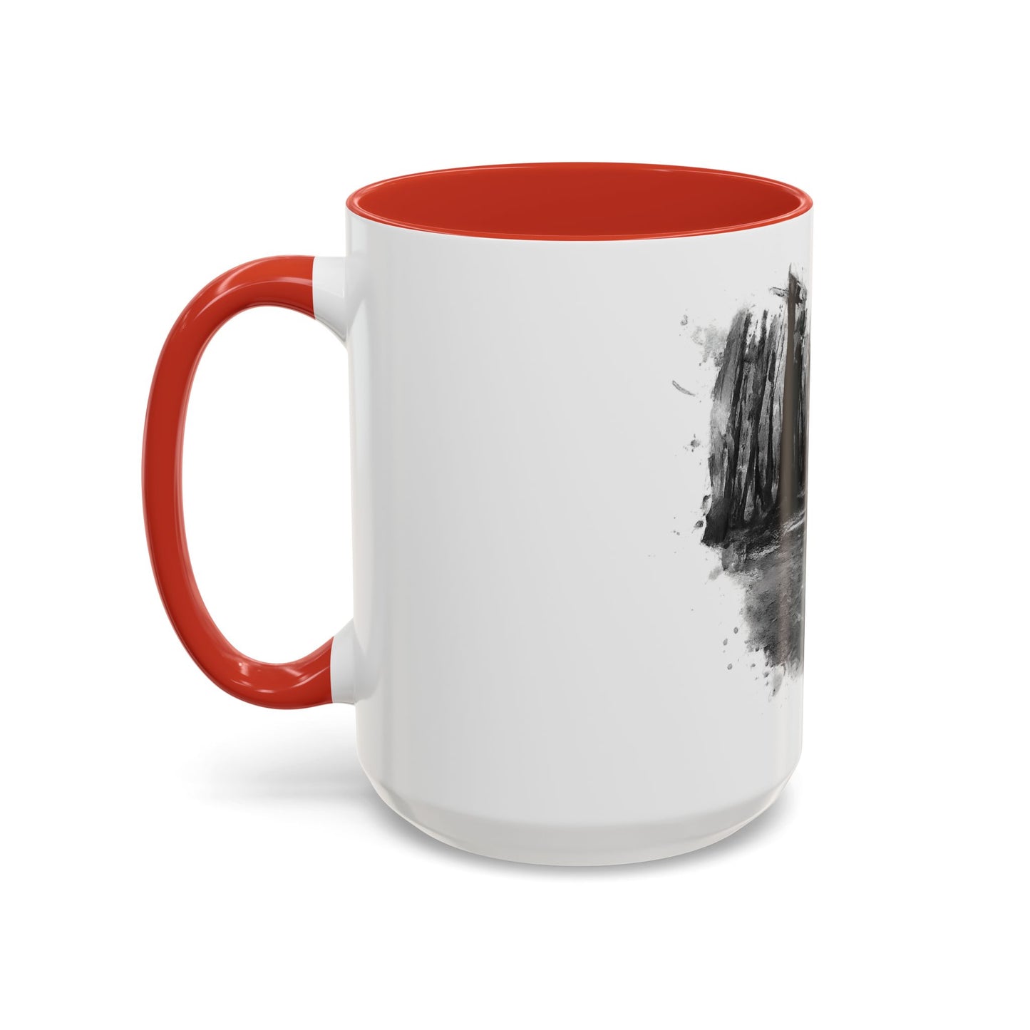 Moody Abstract Forest Coffee Mug | Unique Gift for Nature Lovers, Cozy Home Decor, Perfect for Coffee, Tea, and Hot Chocolate