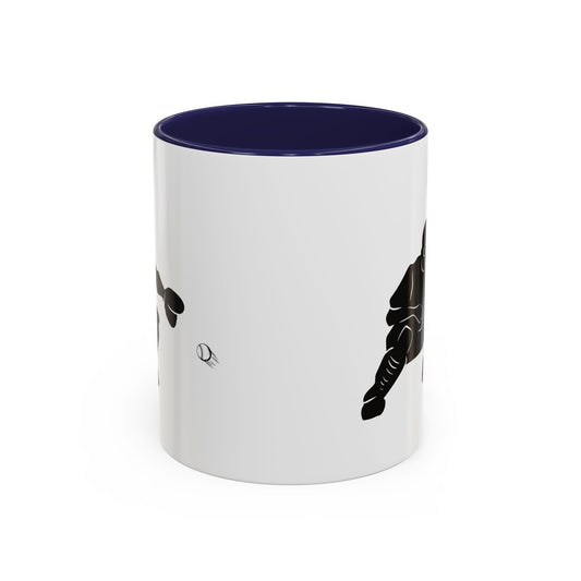 Baseball Catcher Coffee Mug, Sports Gift for Coaches, Black Accent Mug for Fans, Perfect for Birthdays & Celebrations, Unique Cup