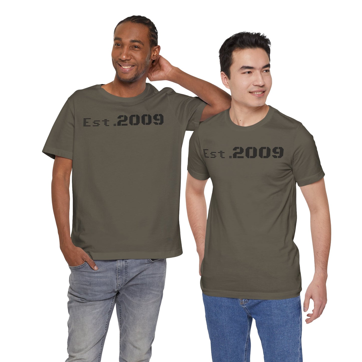 Established 2009 Unisex Tee - Casual Wear, Birthday Gift, Graduation Outfit, Anniversary Shirt, Personalized Fashion