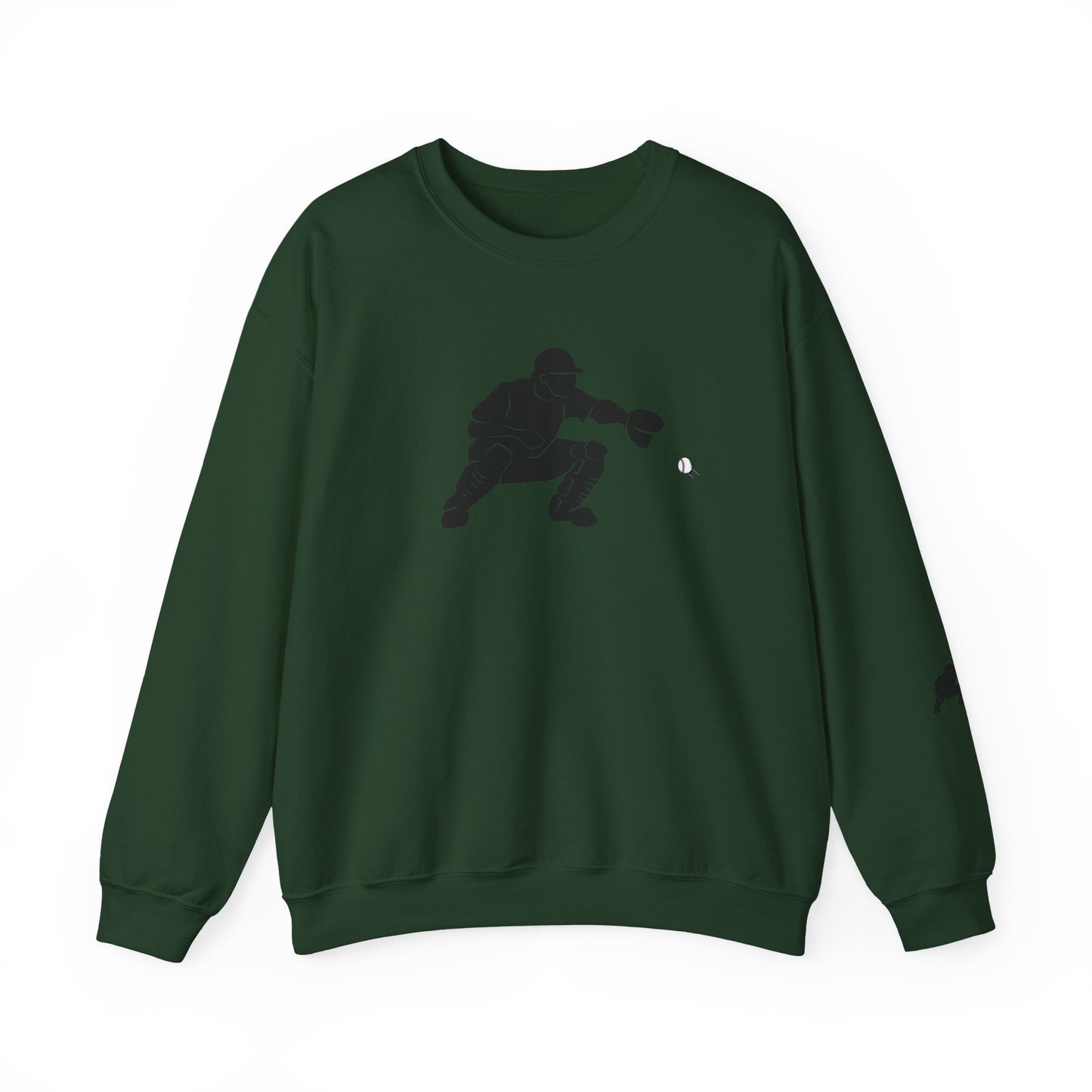 Baseball Catcher Crewneck Sweatshirt | Unisex Sports Apparel | Perfect for Game Days, Gifts, and Casual Wear | Baseball Lover's Gift