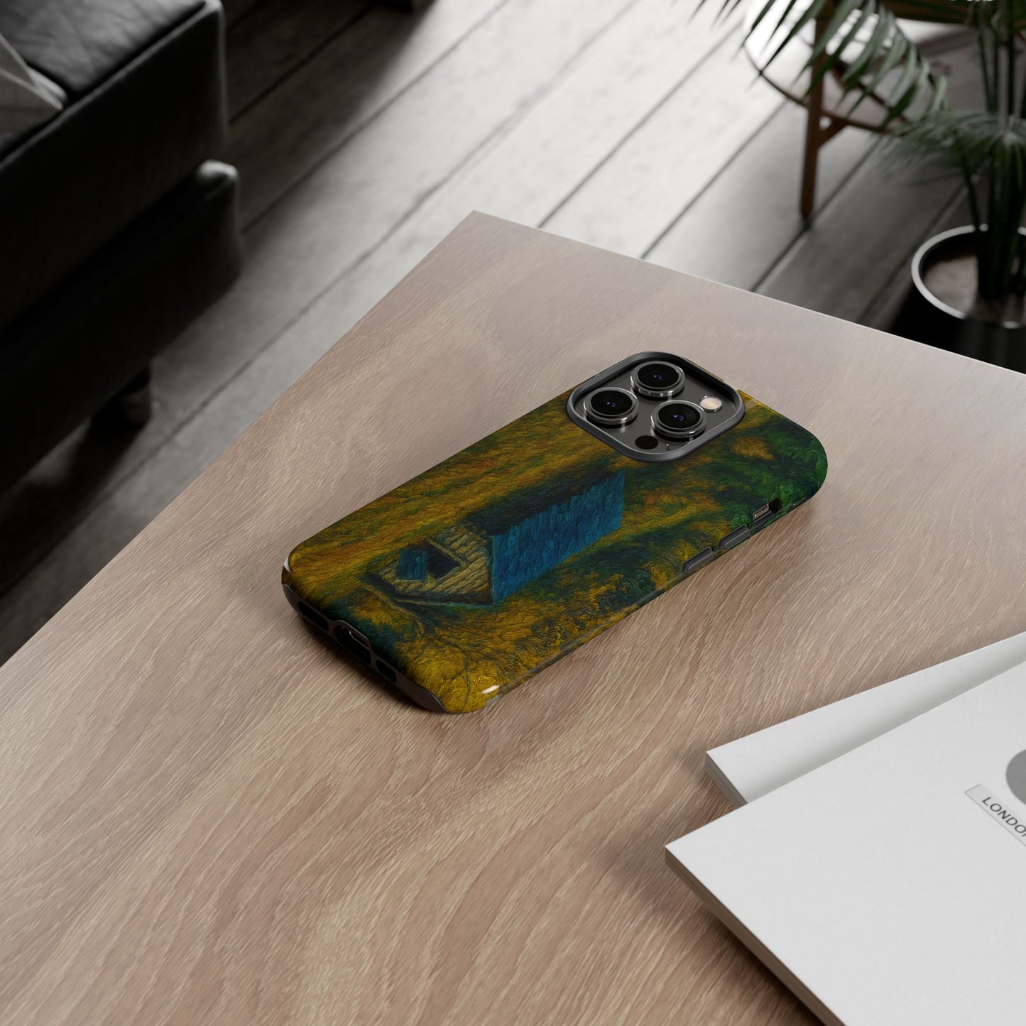 Artistic Phone Case by Tough Cases, Nature-Inspired Phone Protection, Unique Gift for Nature Lovers, Stylish Accessory, Fall Aesthetic