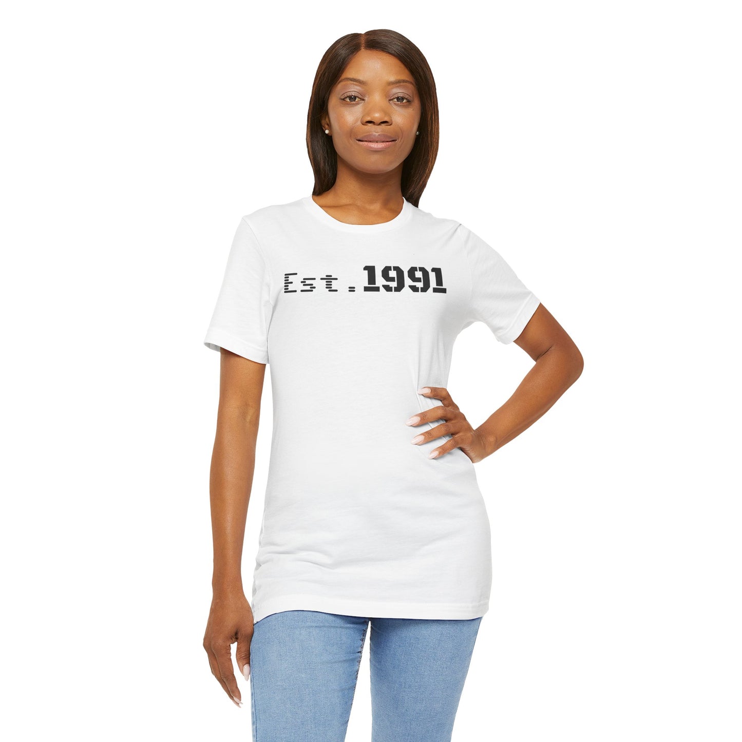 Established 1991 Unisex Jersey Tee | Vintage Anniversary Gift | Casual Wear, Birthday Shirt, Retro Style, Statement Tee, Gift for Him/Her