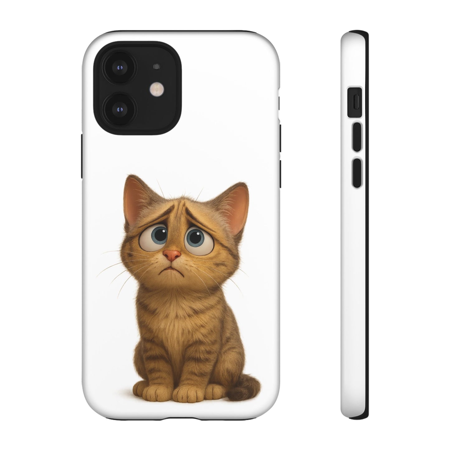 Cute Cat Phone Case, Funny Kitty Case, Animal Lover Gift, Cat Lover Accessory, Unique Cat Design Case, Pet Mom Gift