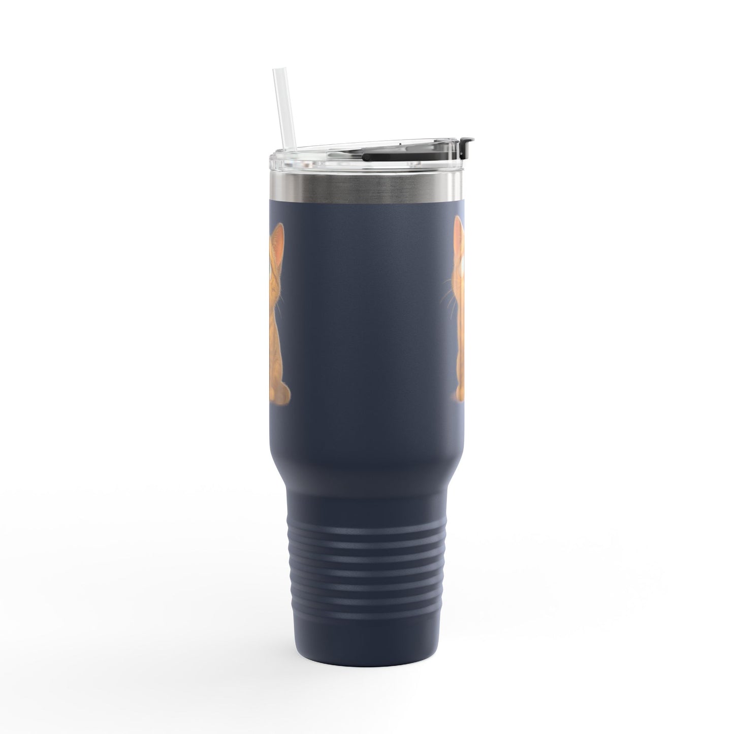 Cute Cat Insulated Travel Mug, 40oz - Perfect for Pet Lovers, Gifts for Cat Owners, Travel Accessories, Cute Drinkware, Animal Lovers