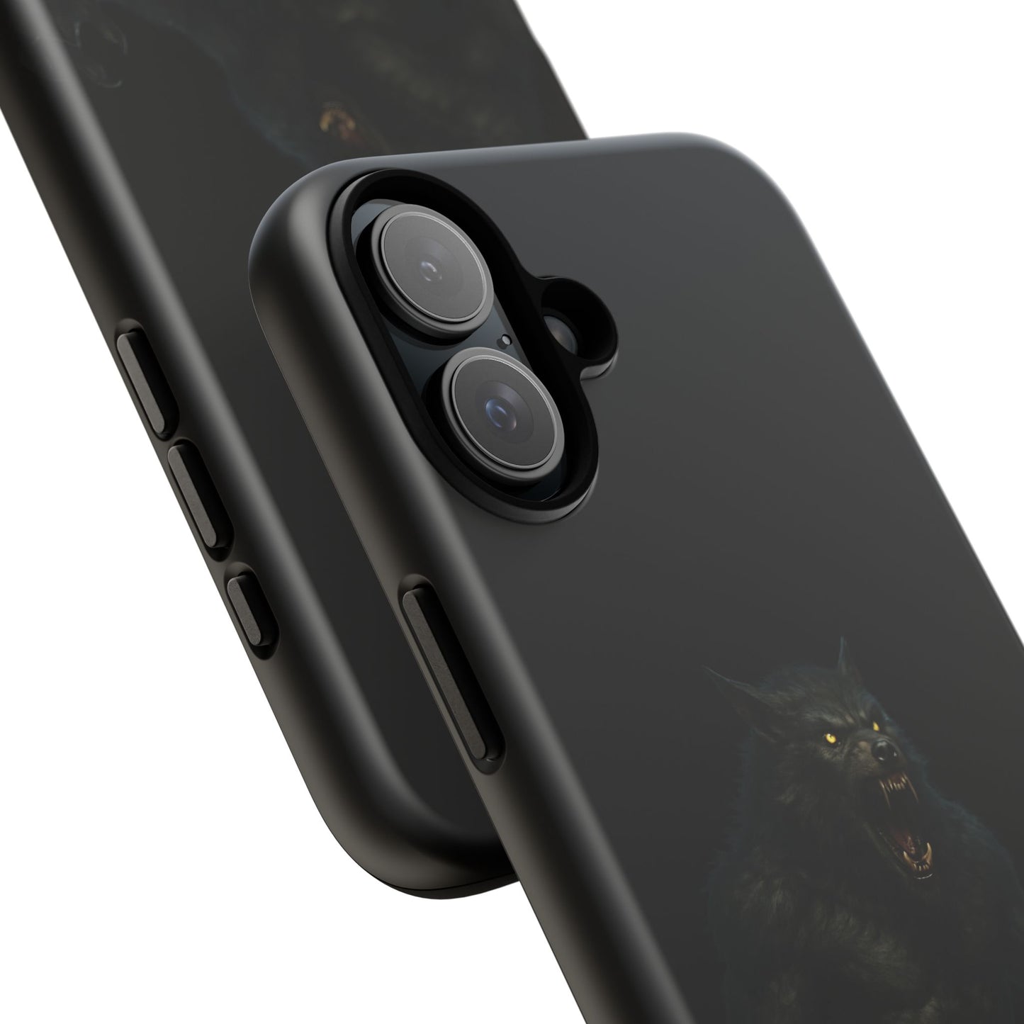 Werewolf Phone Case, Tough Cases, Black Panther Design, Gift for Animal Lovers, Phone Accessories, Fierce Phone Protection