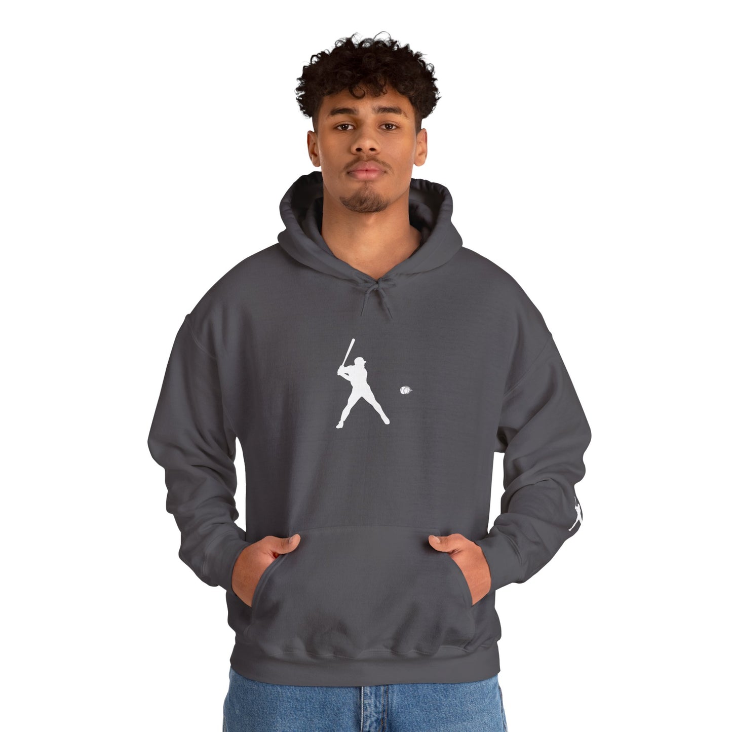 Sporty Unisex Baseball Hooded Sweatshirt, Casual Hoodie for Athletes, Perfect for Gifts, Comfy Streetwear, Ideal for Sports Events, Personal Use