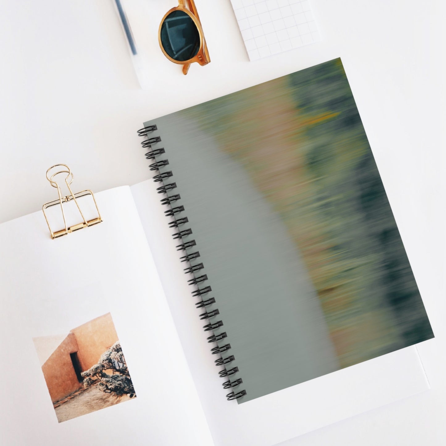 Tranquil Spiral Notebook - Ruled Lines for Mindful Journaling