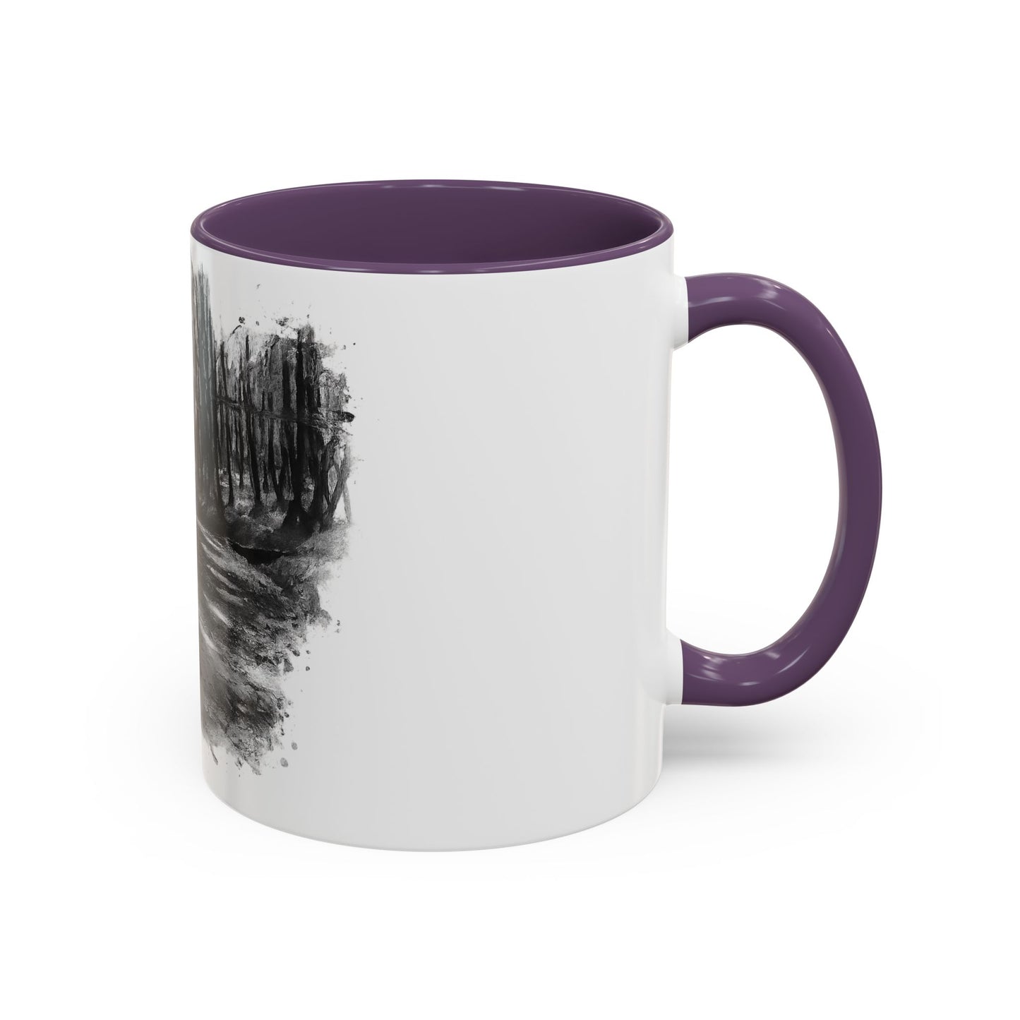 Moody Abstract Forest Coffee Mug | Unique Gift for Nature Lovers, Cozy Home Decor, Perfect for Coffee, Tea, and Hot Chocolate