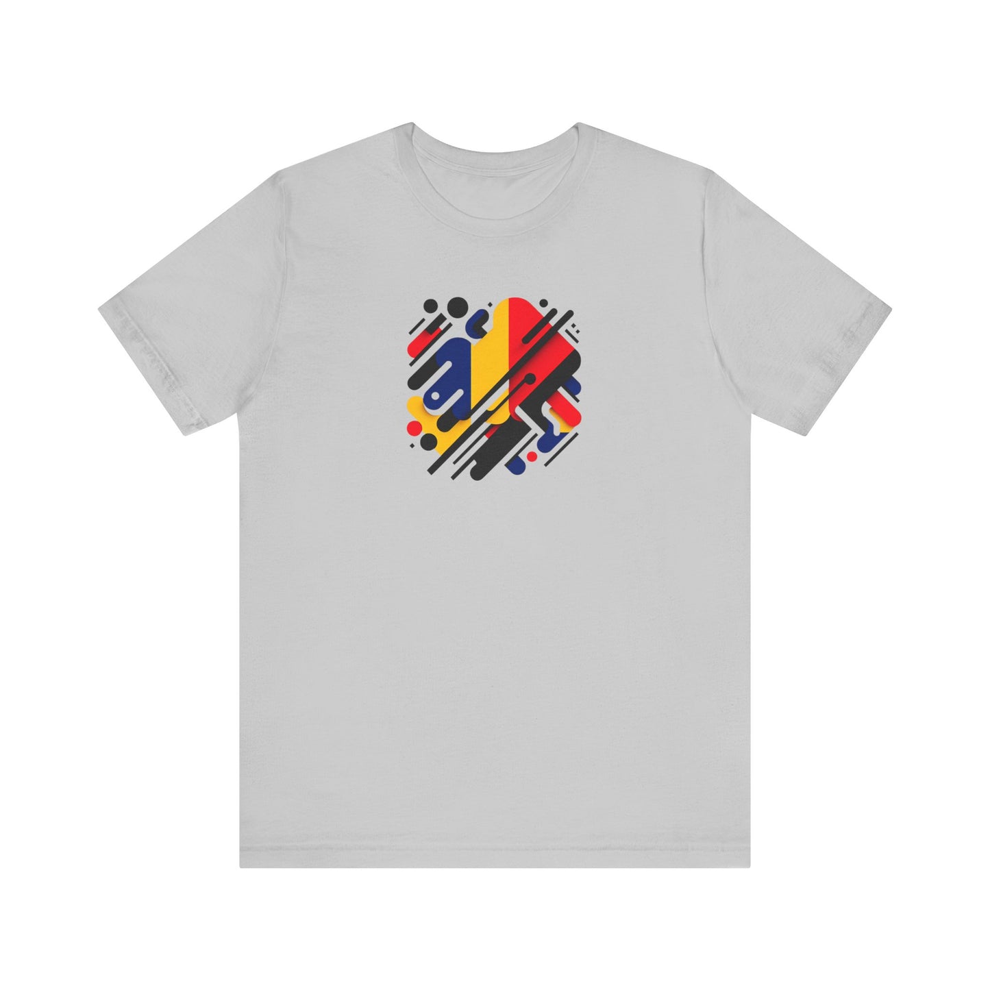 Artistic Heart Unisex Jersey Tee - Vibrant Graphic Tee, Casual Wear, Gift for Art Lovers, Birthday Surprise, Everyday Comfort