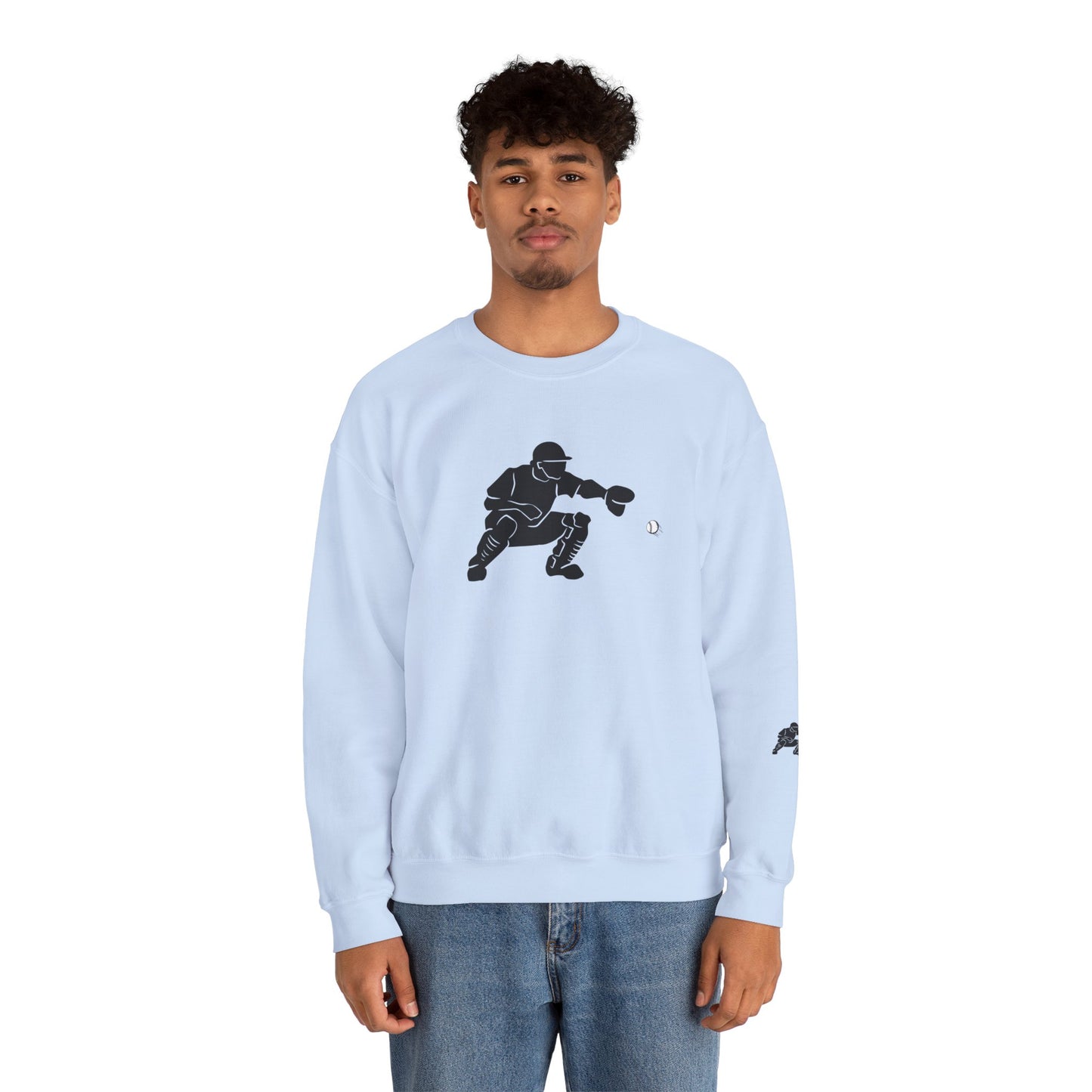 Baseball Catcher Crewneck Sweatshirt | Unisex Sports Apparel | Perfect for Game Days, Gifts, and Casual Wear | Baseball Lover's Gift - product image