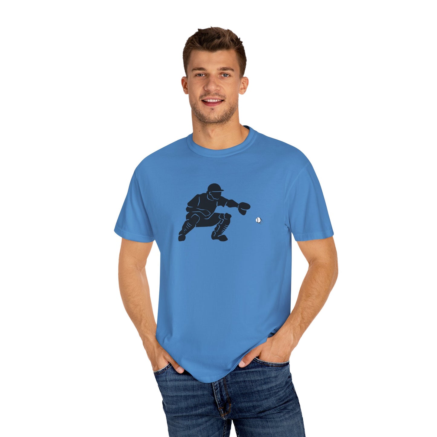 Stylish Unisex Baseball Catcher T-Shirt with Catcher Design, Sports Tee, Baseball Fan Gift, Athletic Apparel, Gift for Him/Her