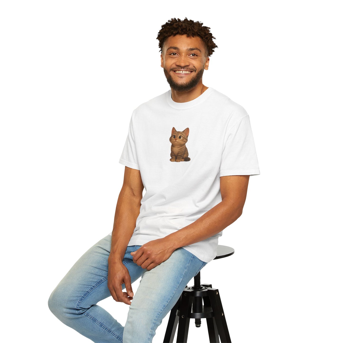 Cute Cat Graphic T-Shirt, Casual Wear, Cat Lover Gift, Everyday Tee, Animal Lover Apparel, Perfect for Birthdays & Holidays