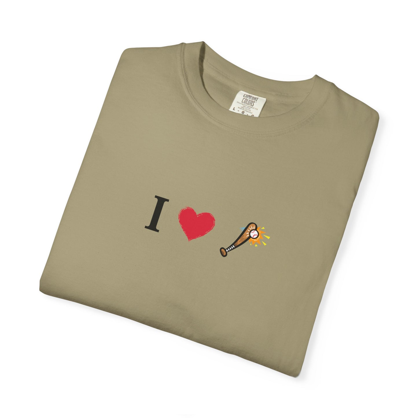 I Love Baseball Unisex Tee, Gift for Couples, Cute Matching T-Shirts, Casual Everyday Wear, Anniversary Present, Love Shirt