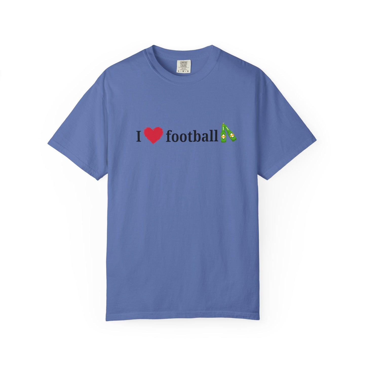 Unisex Football Love Tee - Casual Cotton T-Shirt, Gift for Sports Fans, Comfortable Daily Wear, Perfect for Game Days, Fun Summer Outfits