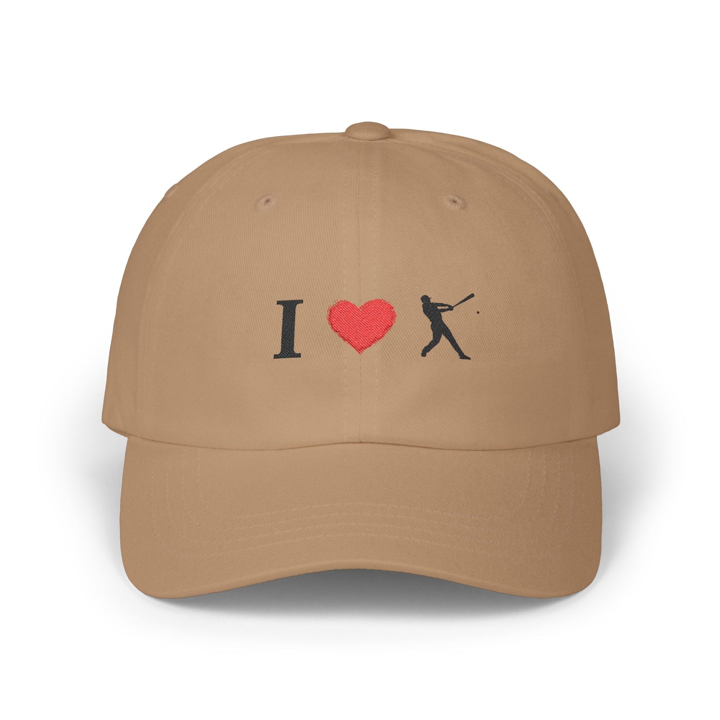 I Love Baseball Dad Cap, Sporty Hat for Dads, Baseball Lover Gift, Father's Day Gift, Casual Everyday Wear - product image