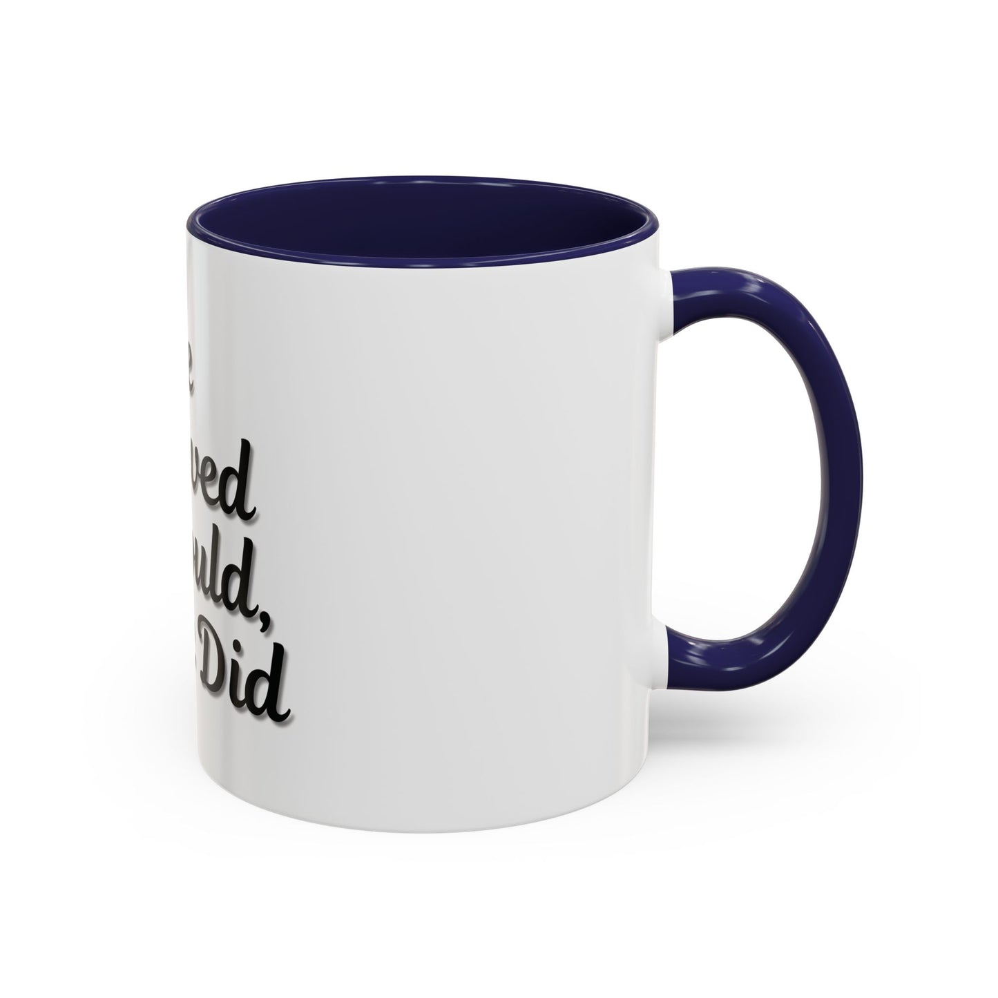 Inspirational Accent Coffee Mug - 'He Believed He Could, So He Did' - Perfect Gift for Motivational Moments